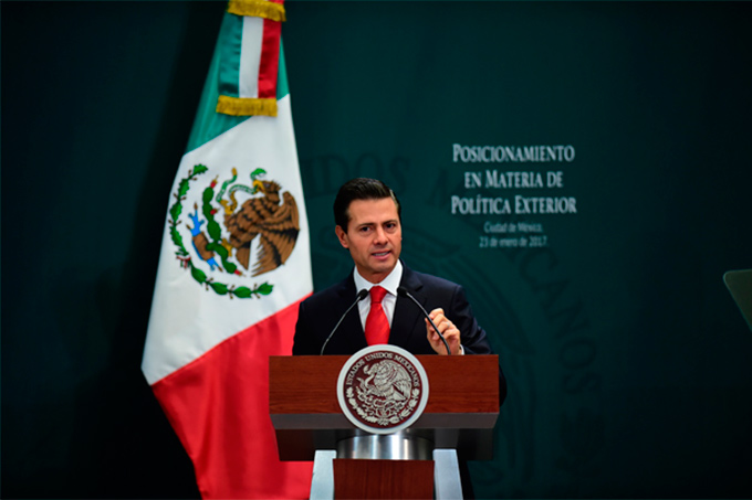 Peña Nieto: «México no pagará ningún muro fronterizo»