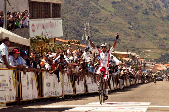 Roniel Campos fue el vencedor de la 7ma etapa en la Vuelta al Táchira (+foto)