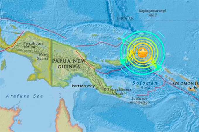 Levantan alerta por tsunami tras terremoto en Papúa e Islas Salomón