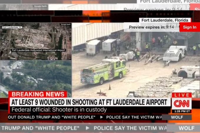 Tiroteo en aeropuerto internacional de Florida dejó al menos 5 muertos (+tuit)