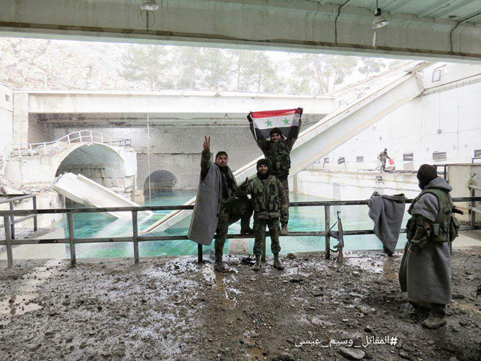 Ejército sirio recuperó principal fuente de agua para Damasco (+fotos)