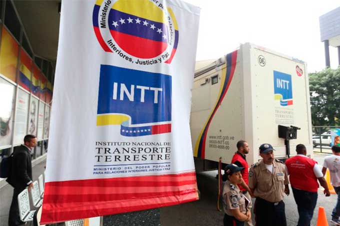 INTT pasó a ser ente adscrito al Ministerio para Transporte Terrestre