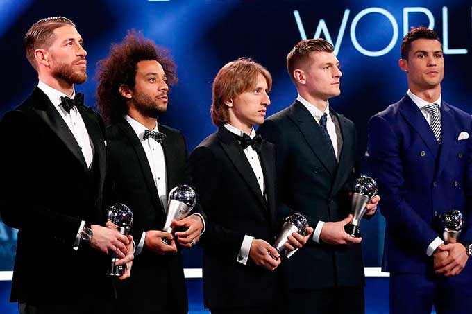 En Real Madrid criticaron ausencia del Barca en los premios FIFA