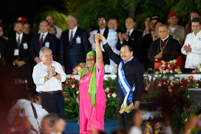 Daniel Ortega asumió cuarto mandato de Nicaragua