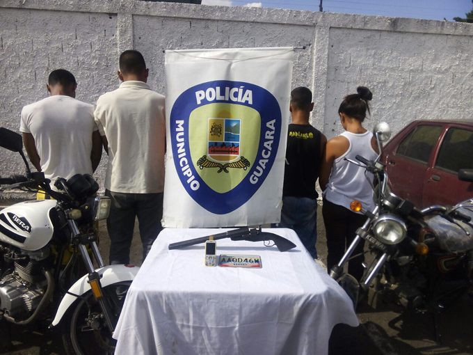 PoliGuacara desmanteló banda dedicada al robo y extorsión de vehículos