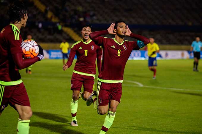 Vinotinto Sub-20 goleó a Ecuador y silenció el Atahualpa (+videos)