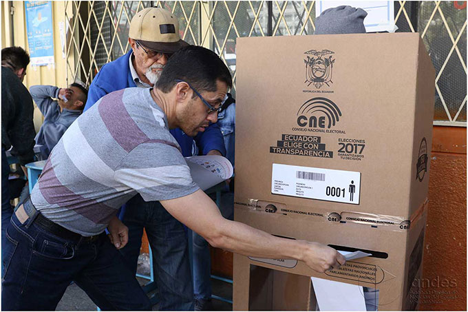 CNE de Ecuador ya tiene fecha para segunda vuelta electoral
