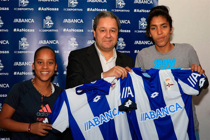 Gabriela García y «Kika» Moreno ficharon por el Deportivo La Coruña