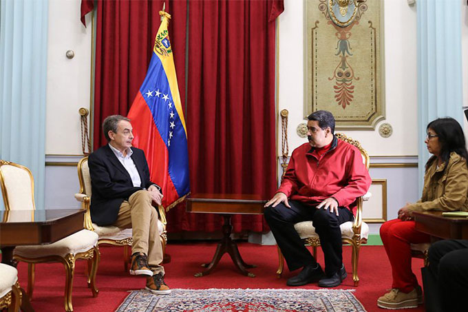 Presidente Maduro se reunió con José Luis Rodríguez Zapatero