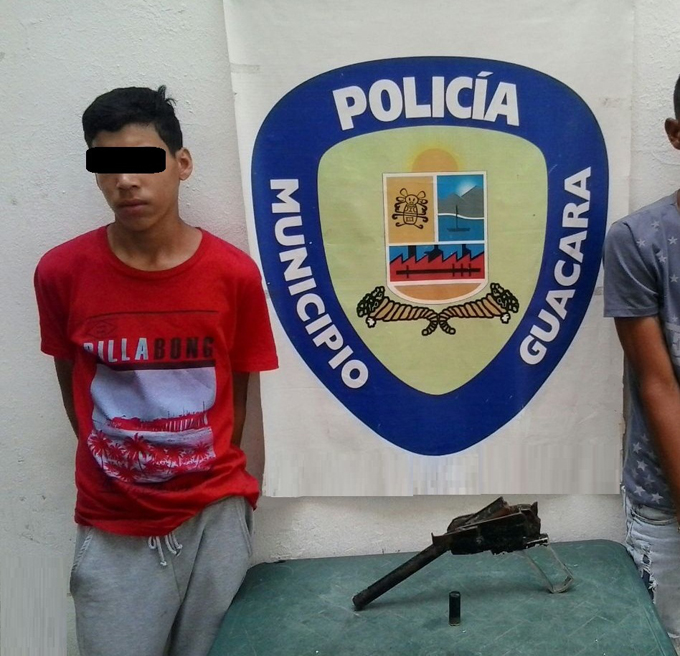 PoliGuacara capturó 2 sujetos que pretendían perpetrar un robo