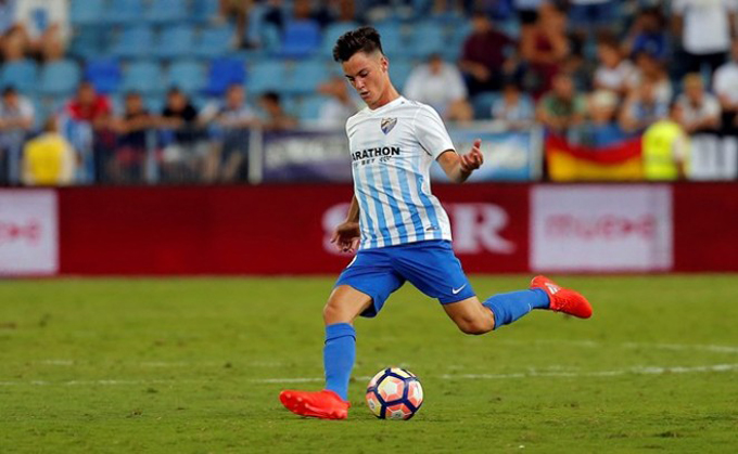 Juanpi se recupera positivamente y ya entrena con el Málaga FC
