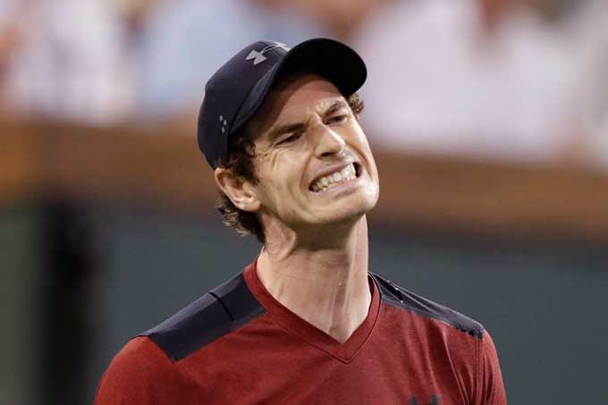 Andy Murray se perderá el Masters de Miami por lesión