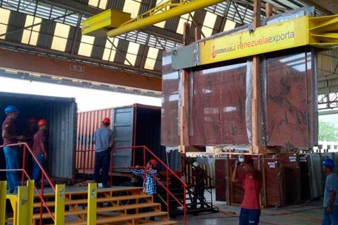Empresas venezolanas exportaron 72 toneladas de granito a Colombia
