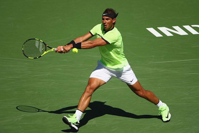 Rafael Nadal consiguió el pase a octavos de final en Indian Wells