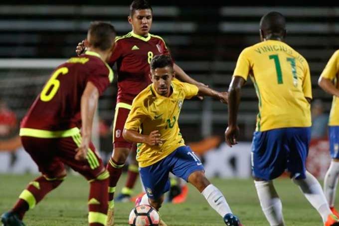 Vinotinto Sub-17 saldrá a sumar sus primeros puntos ante Brasil