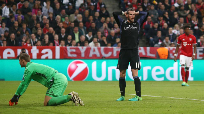 Gareth Bale se vuelve a lesionar el sóleo y es duda contra el Bayern