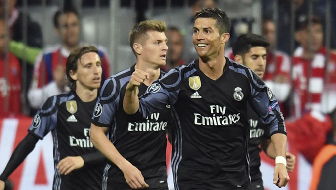 Cristiano Ronaldo condujo la remontada del Madrid en el Allianz