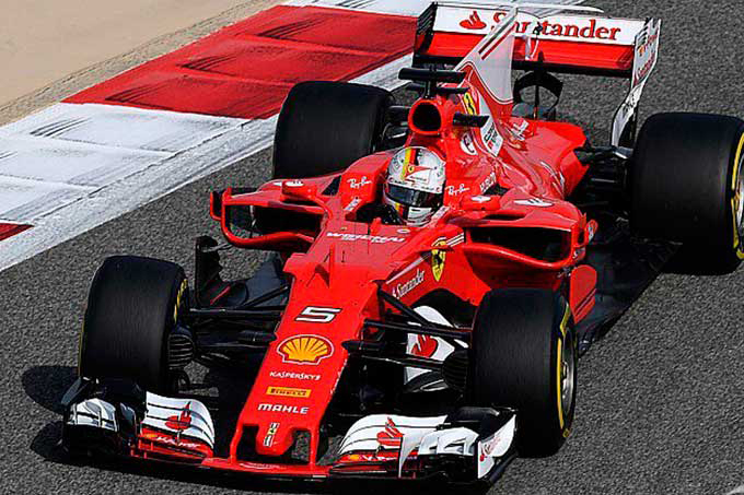 Vettel se llevó el primer entrenamiento libre del GP de Bahréin