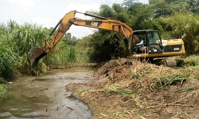 Plan nacional de limpieza preventiva a ríos y quebradas arrancó en Libertador