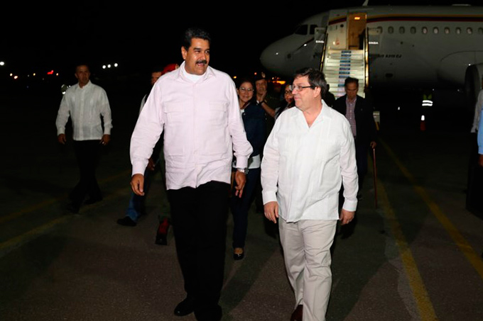 Maduro arribó anoche a Cuba para participar en el Alba
