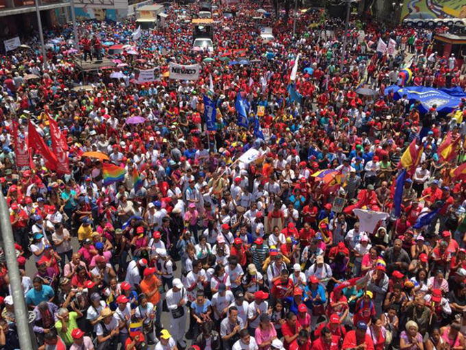 Chavistas marcharán este miércoles por la paz