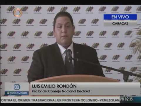 Luis Emilio Rondón considera que los lapsos establecidos  por el CNE son excesivos