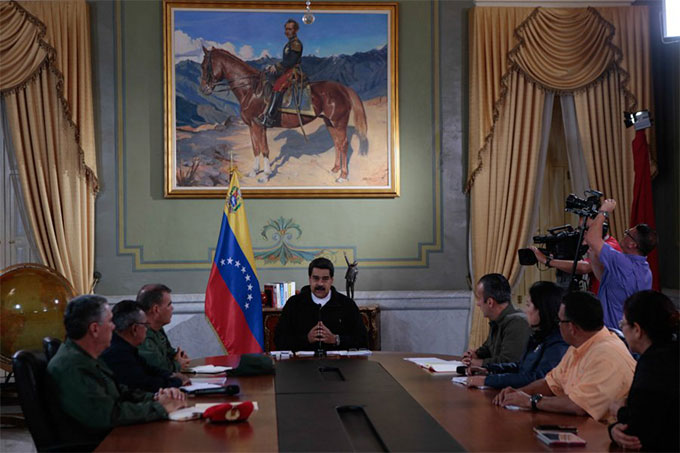 Maduro: el pueblo venezolano derrotó planes desestabilizadores
