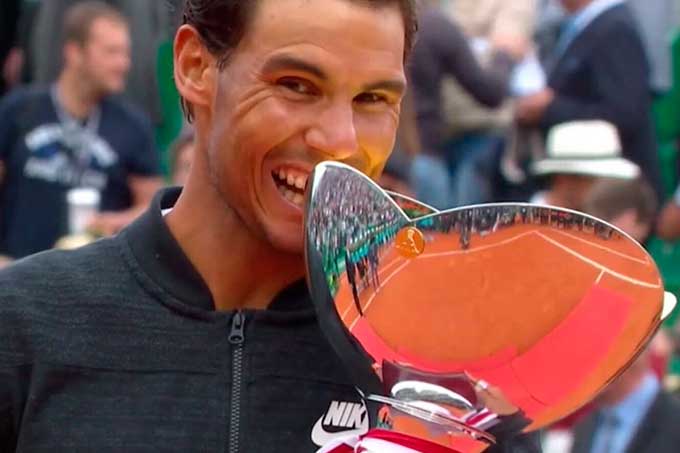 Rafael Nadal consiguió décimo trofeo en torneo de Montecarlo