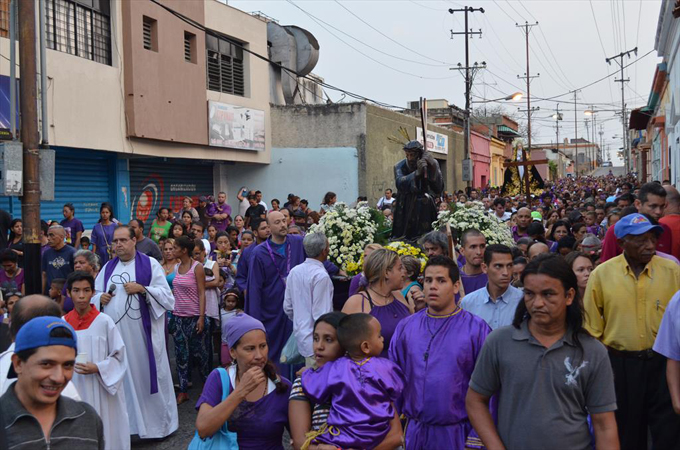 tradicional procesión del Nazareno