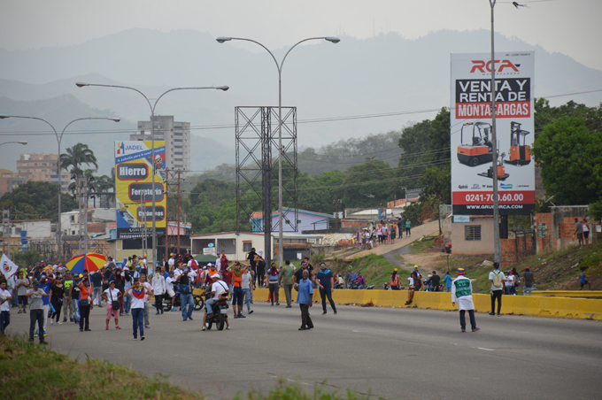 Grupo de opositores generaron violencia en San Blas