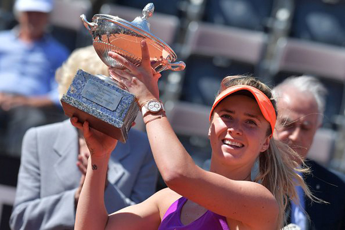 Elina Svitolina conquistó torneo de Roma tras vencer a Simona Halep