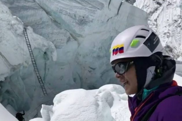¡Lamentable! Venezolana Giselle Cesin no pudo completar ruta al Everest