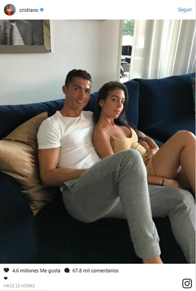 ¡Confirmado! Cristiano Ronaldo y su novia Georgina serán padres