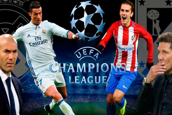 Real y Atlético Madrid se enfrentan en semifinal de la Champions