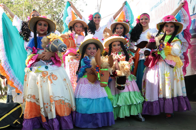 Guacara inició con vistosos actos culturales en la Feria de las Flores de Yagua