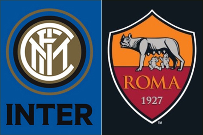 Inter de Milán y AS Roma muestran sus camisetas para la próxima campaña