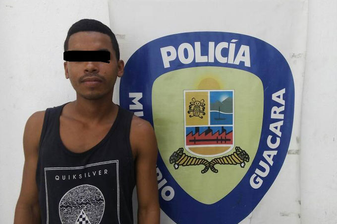 PoliGuacara detuvo a sujeto solicitado por tráfico de drogas