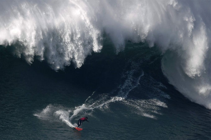 Surf: descubre por qué las aguas de Nazaré son sólo para valientes (+fotos)