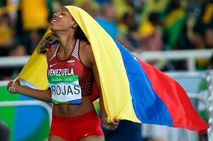 Yulimar Rojas se bañó de oro en Meeting Internacional