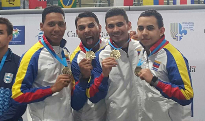 Espada venezolana se titularon en el Panamericano de Montreal