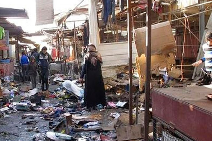 ¡Explosión! Decenas de muertos tras ataque a mercado en Irak