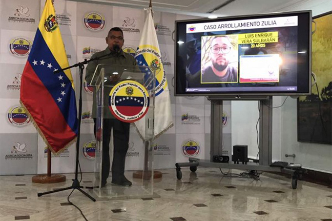 Reverol ofreció balance de hechos violentos ocurridos en Maracaibo
