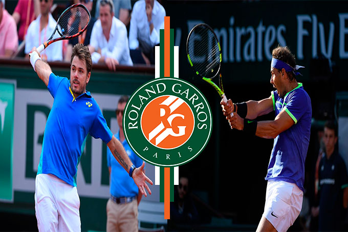 Rafael Nadal vs Stan Wawrinka será la final del Roland Garros 2017
