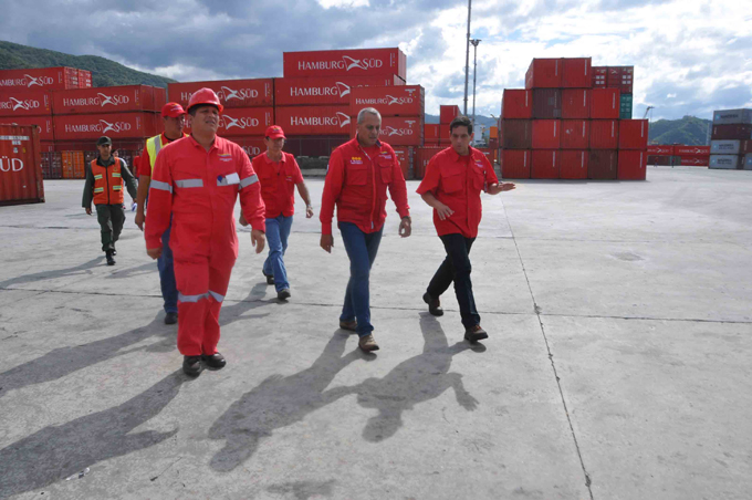Más de 8 mil contenedores se han exportado en el puerto de Puerto Cabello