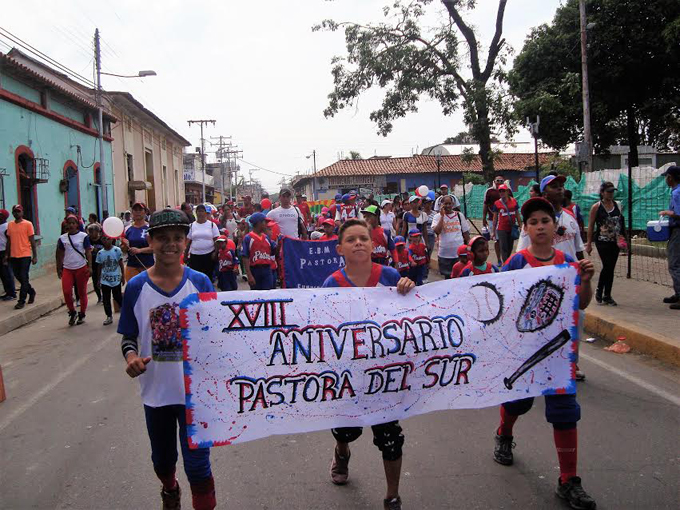 Club Béisbol Menor Pastora del Sur celebró su 18 aniversario en Guacara