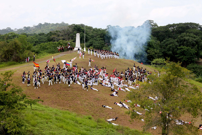 escenificación Batalla de Carabobo