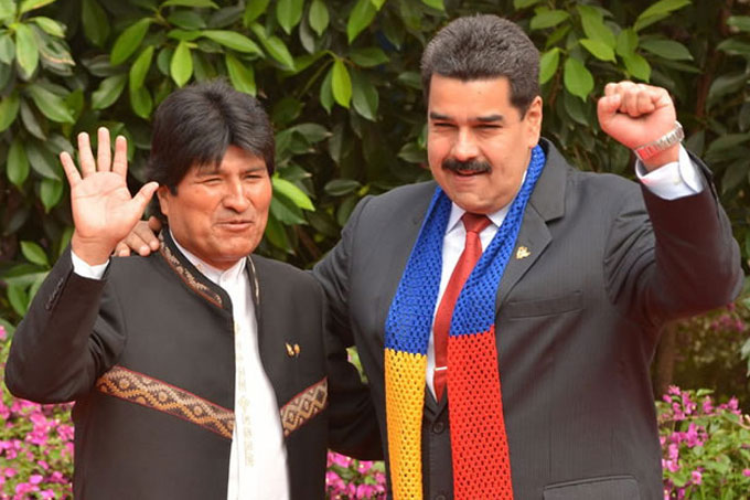 Maduro y Morales ratificaron compromiso de hermandad entre sus pueblos