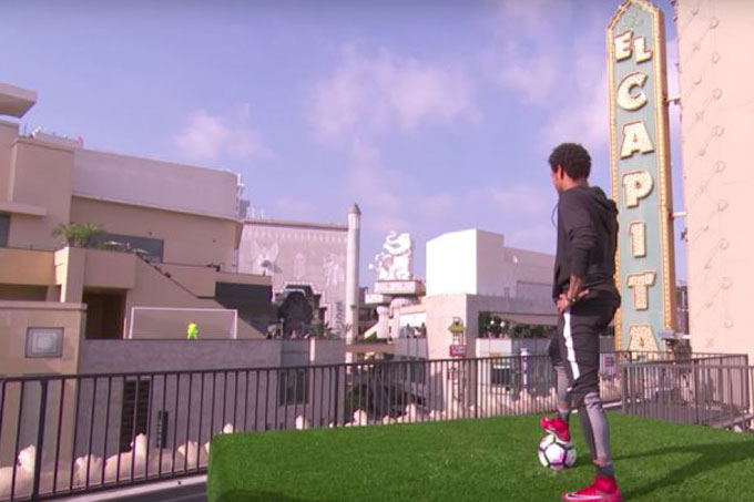 ¡Magistral! El golazo de Neymar en show de Jimmy Kimmel (+video)