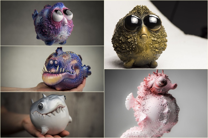 En fotos: Katyushka Art Dolls trae increíble especies oceánicas a la vida