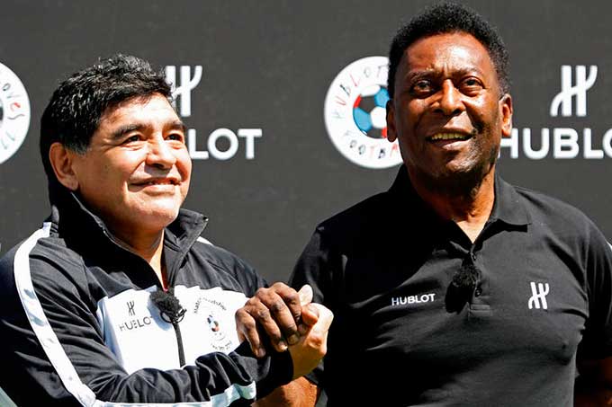 Maradona y Pelé estarán en la ceremonia de la Confederaciones